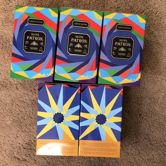 5 Containers 2022 Mexican Heritage Tin PATRON Silver Tequila Limited Edition - Picture 3 of 6